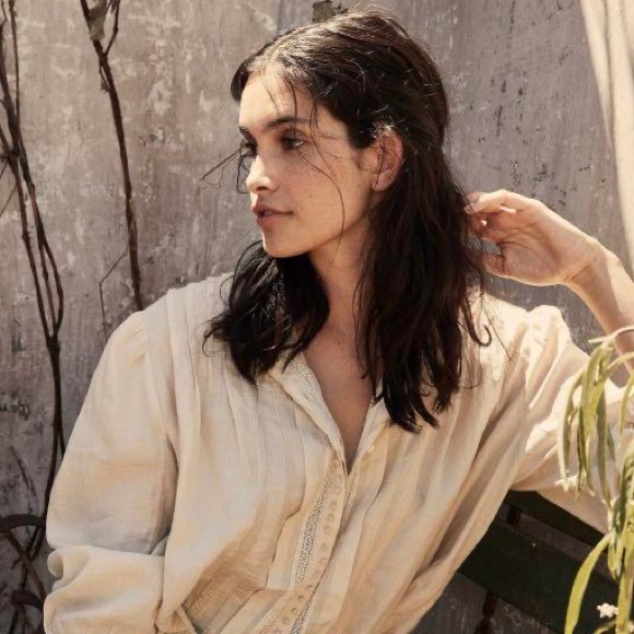 Doen Dôen Lillet Top Marble Sz XS NWOT - Picture 3 of 11